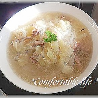 ★”豚肉と白菜の台湾風スープ